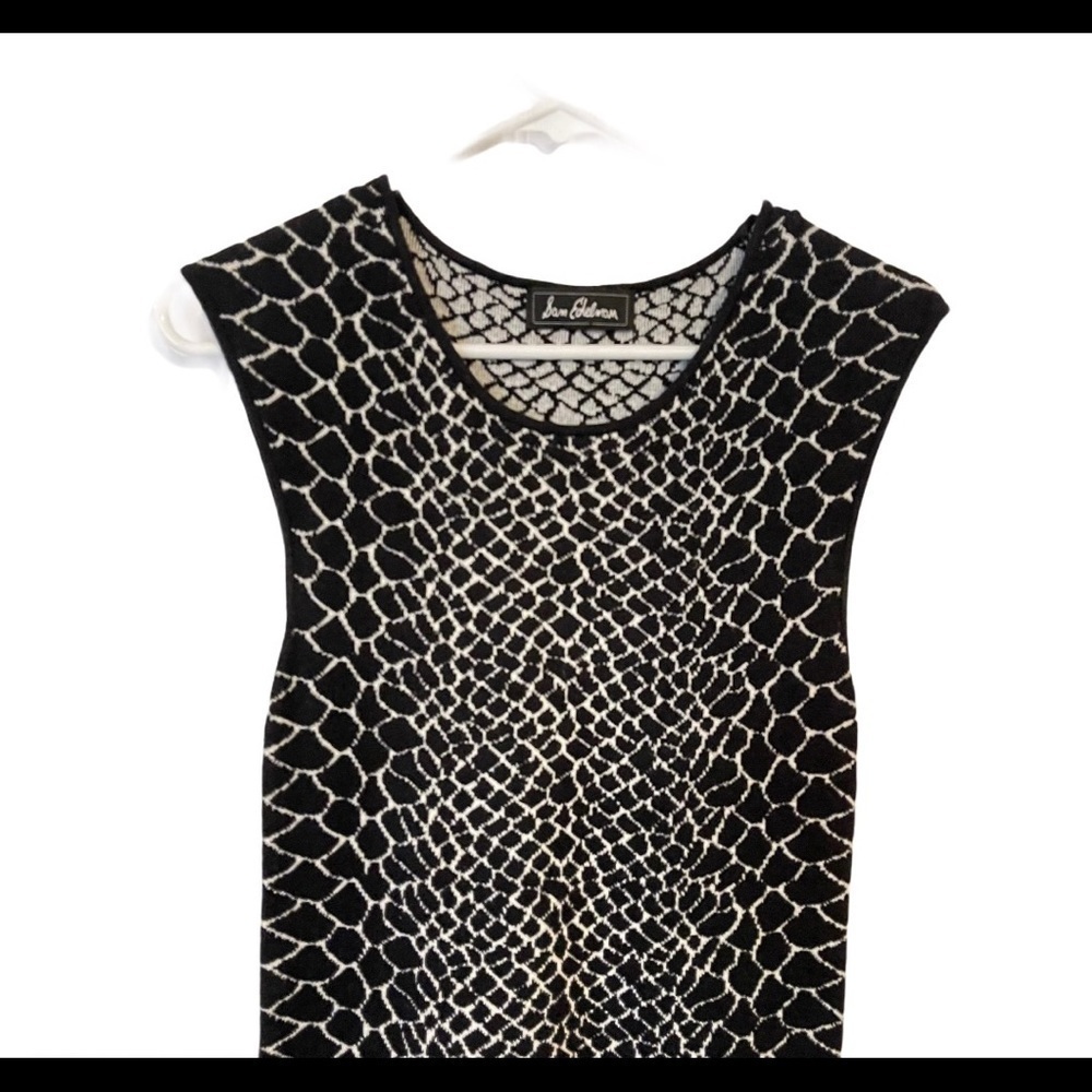 SAM EDELMAN Selby Jacquard Fit And Flare Dress - Picture 5 of 9